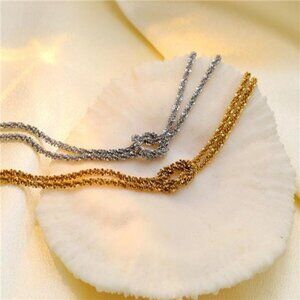 Stainless Steel Twisted Chain Bracelet